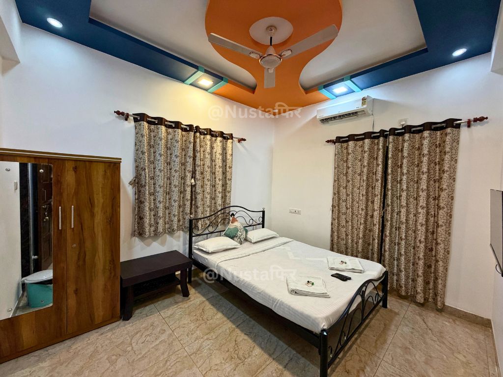 Spacious AC Bedroom with Premium King Mattress