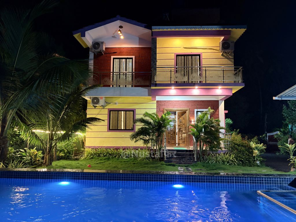 Nature Villa Nagaon Night Illumination & Pool
